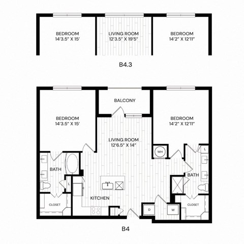Aura Southgate B4 Floor Plan